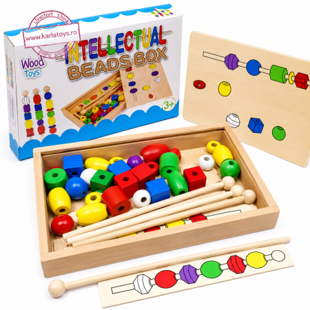 Joc Montessori Lemn, Potriveste Forme si Culori, 2-4 ani [1]