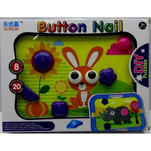 Jocuri creative (3 ani +) - Joc Mozaic Piese mari Genius Art - Button Ideea