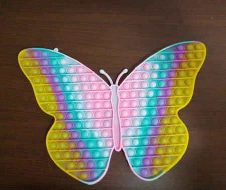 Joc Pop It antistres Jumbo din silicon Fluture Pinguin [2]