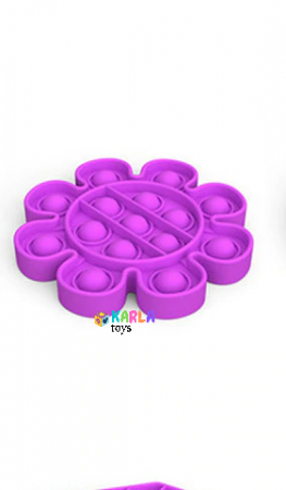 Jucarii Copii - Joc Pop It Floare Joc senzorial Pop It Bubble Fidget Bubble cu bila