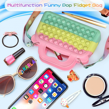 Joc Pop It Geanta de Umar Multicolora [6]