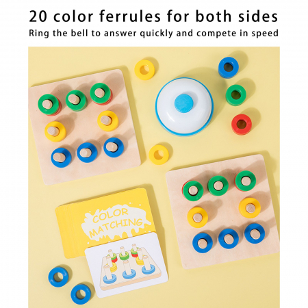 Joc potrivire Montessori Potirvire Culori Placa Puzzle Potrivire Forme [6]