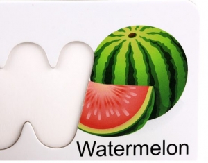 Joc Puzzle Litere 3d din Lemn fructe - litere si animale [5]
