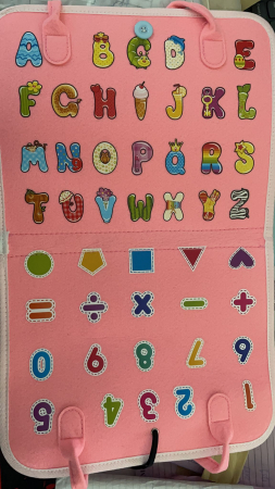Mapa Montessori Senzoriala Busy Book - Joc Senzorial cu Activitati din Fetru [1]