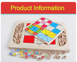 Joc din Lemn Sudoku 4 in 1 - Joc Sudoku Multifuctional din lemn [1]