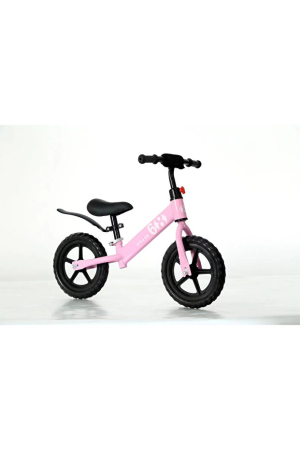 Bicicleta de Echilibru, Fara Pedale, Roti Cauciuc 14 Inch, Sa si Ghidon Reglabile Roz [1]