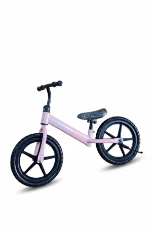 Masinute Biciclete cu si fara pedale - Bicicleta de Echilibru, Fara Pedale, Roti Cauciuc 14 Inch, Sa si Ghidon Reglabile Roz