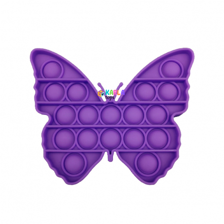 Jucarii Copii - Joc senzorial Pop It Jucarie Push Pop Bubble fidget Fluture cu bila