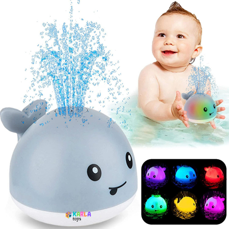 Jucarie de Baie Interactiva cu Lumina Led Balena [1]