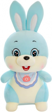 Jucarii din Plus - Mascote din Plus(3 ani +) - Jucarie de plus Iepuras Albastru 30 cm