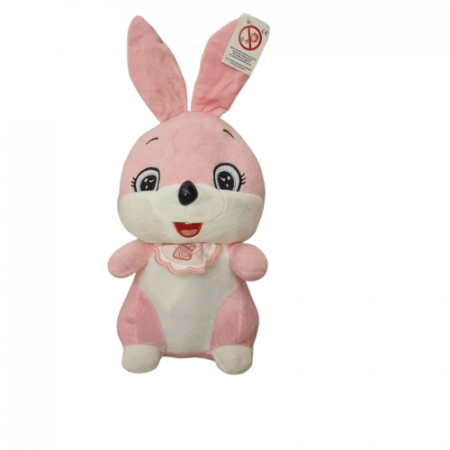 Jucarii din Plus - Mascote din Plus(3 ani +) - Jucarie de plus Iepuras Roz 30 cm
