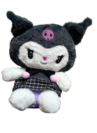 Jucarii desene animate( 3 ani +) - Jucarie de Plus Kuromi Hello Kitty – 22 cm