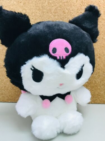 Jucarie de Plus Papusa Japoneza Kuromi Sanrio din Seria Hello Kitty [1]