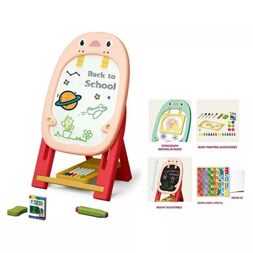 Tabla Magnetica de Desenat cu Doua Fete Roz [1]