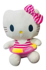 Jucarii din Plus - Mascote din Plus(3 ani +) - Jucarie din Plus Hello Kitty Marinar 45 cm Roz