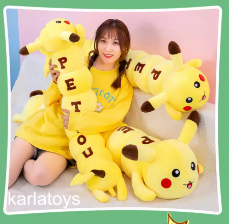 Jucarie Din Plus Omida Pikachu Jumbo [3]