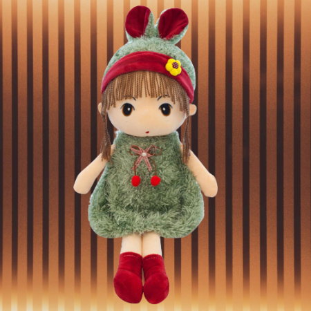 REDUCERI - Papusa de Plus cu Rochita si coditeFairy Doll
