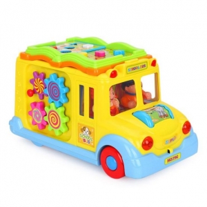 Masinute si Trenulete (3 ani+) - Jucarie Bebe Autobuzul Scolii Muzical