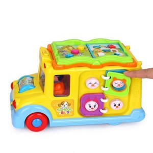 Jucarie Bebe Autobuzul Scolii Muzical [2]
