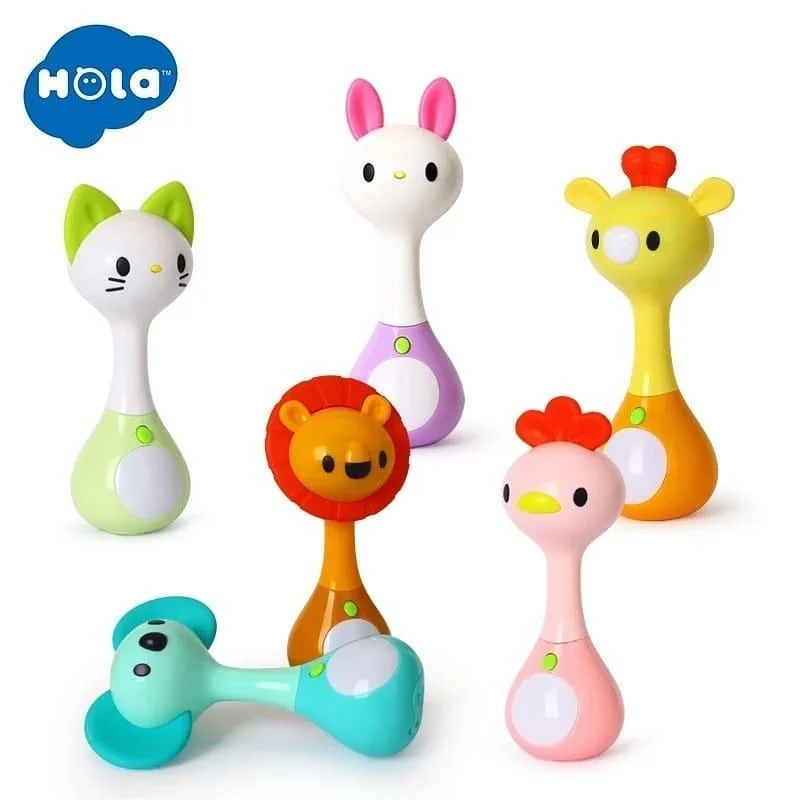 Jucarie interactiva cu Lumini Zornaitoare Animale Hola Toys [4]