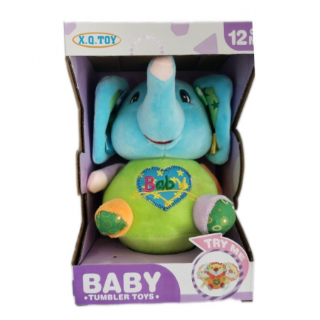 Jucarii din Plus - Mascote din Plus(3 ani +) - Jucarie interactiva din plus Elefant