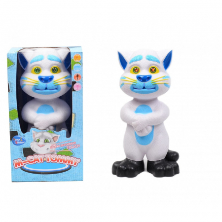 Figurine Desene Animate( 3 ani +) - Jucarie Interactiva Motanul Tommy Talking Cat Tommy