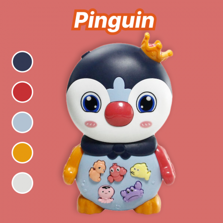 Jucarie interactiva Pinguin Albastru cu sunete si lumini [4]