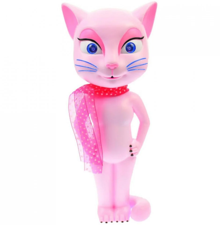 Figurine Desene Animate( 3 ani +) - Jucarie Interactiva Pisica Angela Manx's Talking Cat Manx's