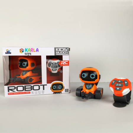 Jucarii Copii - Jucarie Interactiva Robot Inteligent cu Control Ceas