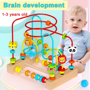 Jucarie Montessori labirint cu bile si abac [2]