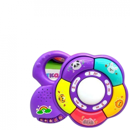 Jucarii muzicale - Jucarie Muzicala Interactiva Floare cu Lumini si Sunete Mov