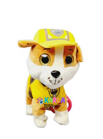 Jucarie Plus Interactiva Catelusul Rubble cu Ochi sclipitori canta si merge [1]