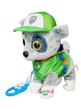 Jucarie Plus Interactiva Catelusul Rocky cu Ochi sclipitori canta si merge [1]