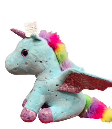 Jucarie plus Unicorn cu Ochi sclipitori si Coama Curcubeu [1]