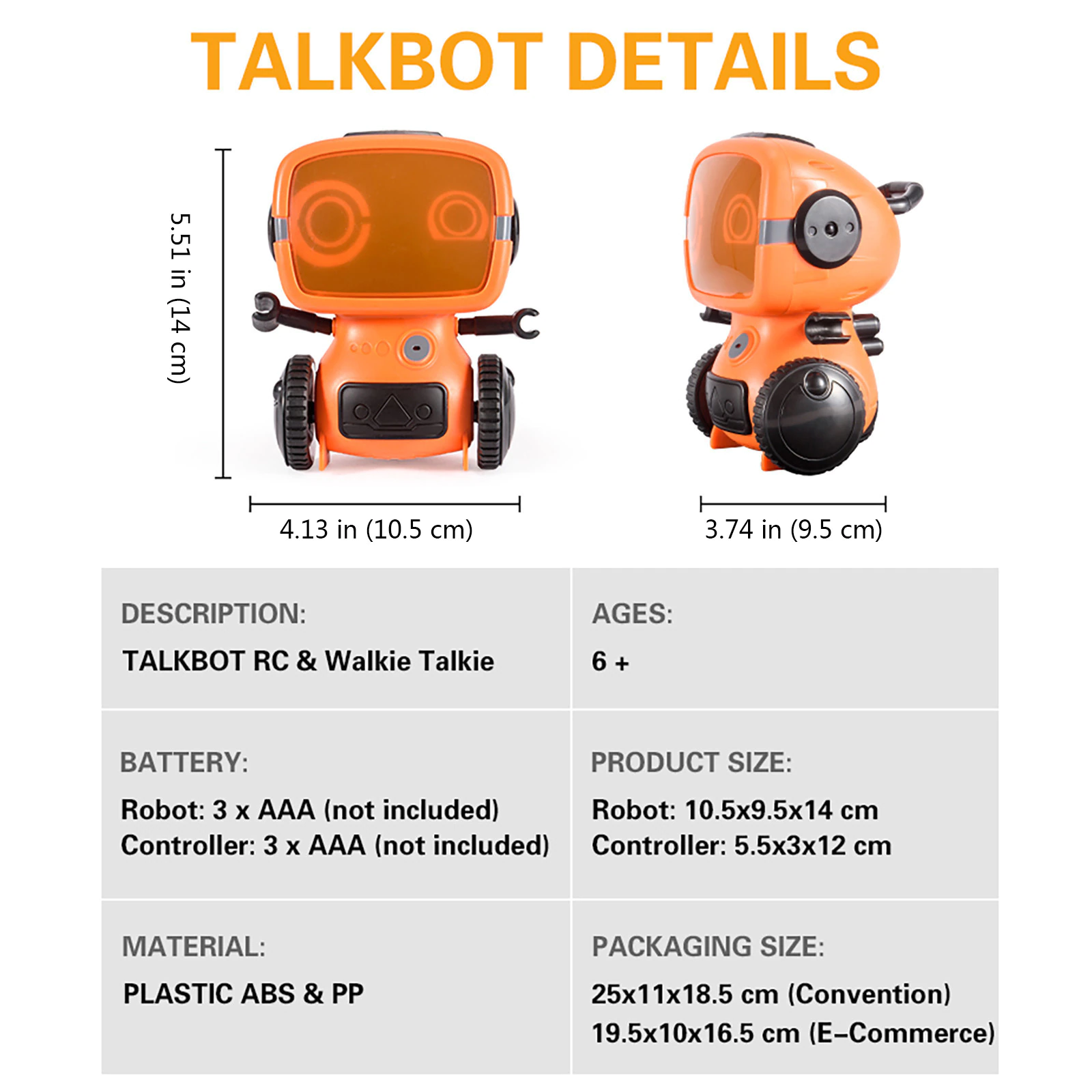Jucarie Robot Inteligent cu Wireless si Walkie Talkie [9]