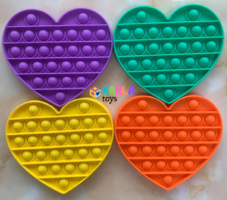Jucarie Senzoriala Antistres Pop It Inima cu bila [1]