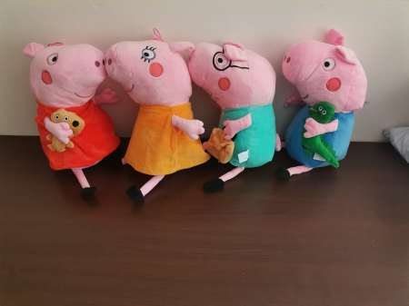 Jucarii de Plus Purcelusa Peppa Pig set 4 buc [3]