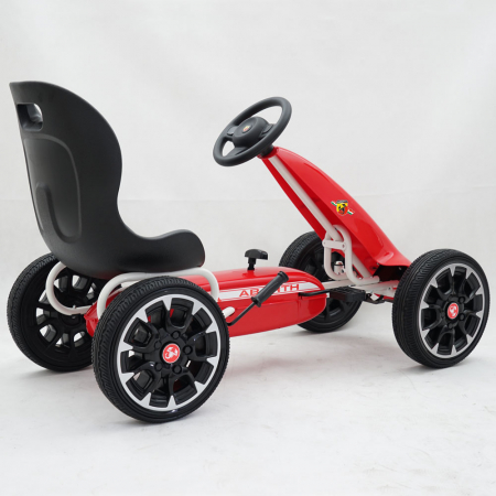 Kart cu Pedale Abarth pentru copii cu roti din Spuma EVA [1]