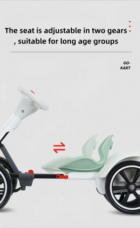 Kart Electric 12V Pliabil Copii Lumina LED  Albastru [1]