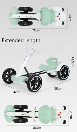 Kart Electric Pliabil 6V cu Functii si USB Negru [7]