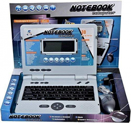 Jocuri - Laptop Interactiv pentru Copii cu 30 de activitatii Gri