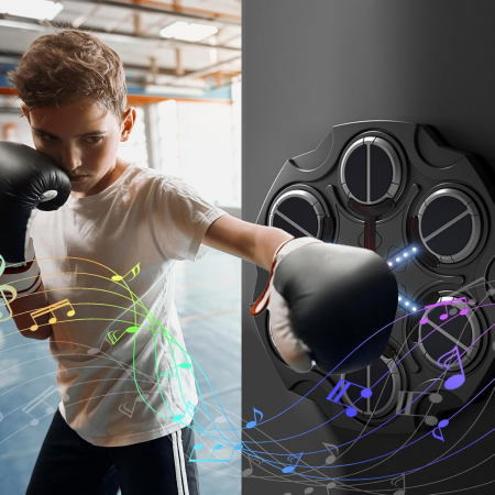 Maaina de Box Inteligenta cu Muzica si Bluetooth Negru– Montare pe Perete, LED [3]