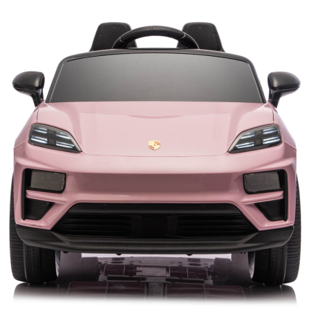 Masinuta Electrica Copii Porsche Macan Turbo Roz 12V, Telecomanda, EVA [1]