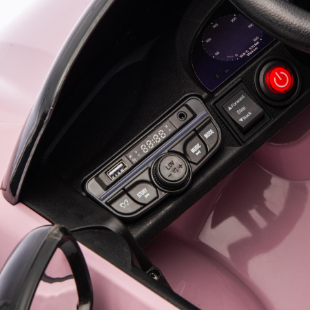 Masinuta Electrica Copii Porsche Macan Turbo Rosu 12V, Telecomanda, EVA [4]
