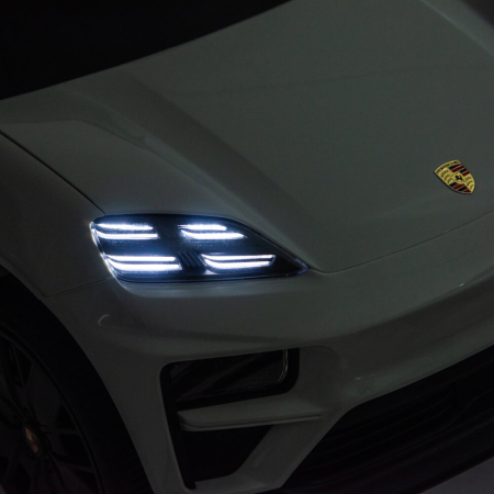 Masinuta Electrica Copii Porsche Macan Turbo Alb 12V, Telecomanda, EVA [2]