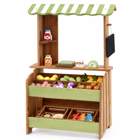 Jucarii din Lemn & Montessori - Magazin Lemn Montessori Copii, Stand Fructe si Legume