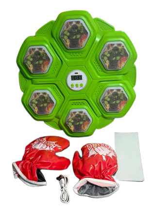 Jucării exterior - Masina de Box Inteligenta cu Muzica si Bluetooth Negru– Montare pe Perete, LED