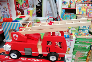 Masina de Pompieri din Lemn Fire Truck [1]