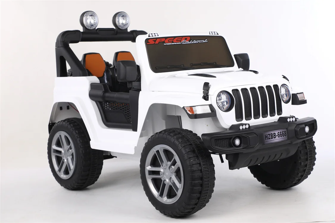 Masinute electrice 12V - Masina electrica de copii, jeep,  baterie, 12 V, Alb