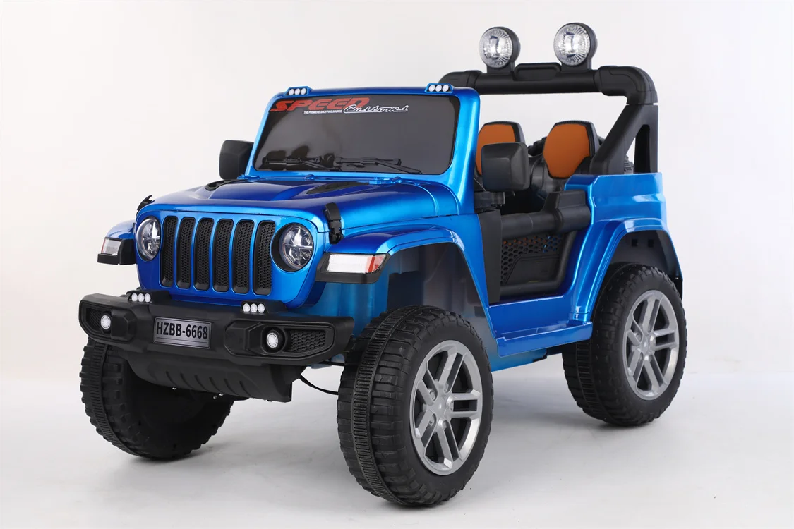 Masinute electrice 12V - Masina electrica de copii, jeep,  baterie, 12 V, Albastru